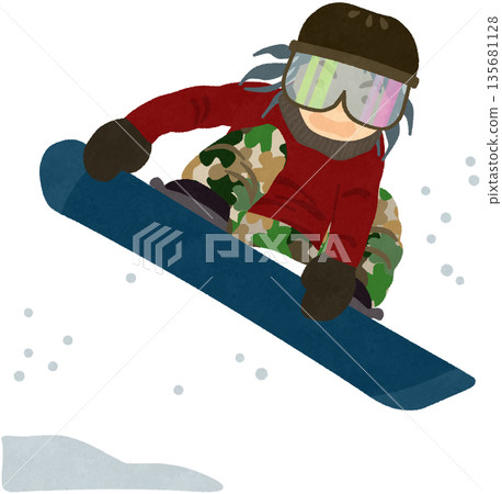 people who enjoy snowboarding 135681128