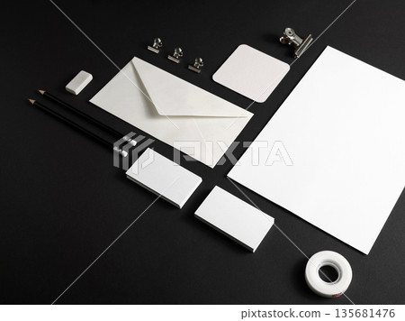 Blank stationery set Blank stationery set 135681476