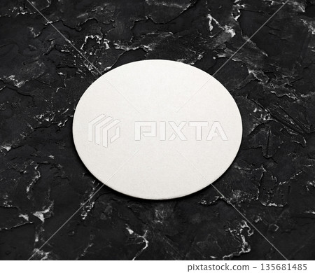 Beer coaster mockup 135681485