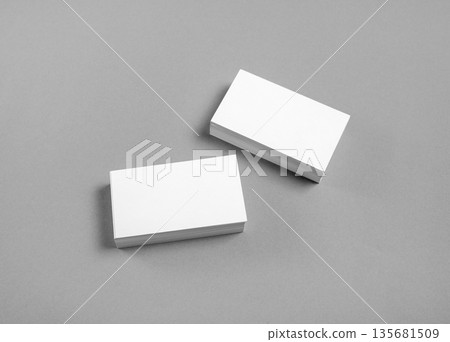 Blank business cards Blank business cards 135681509