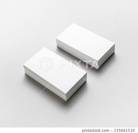 White business cards White business cards 135681510