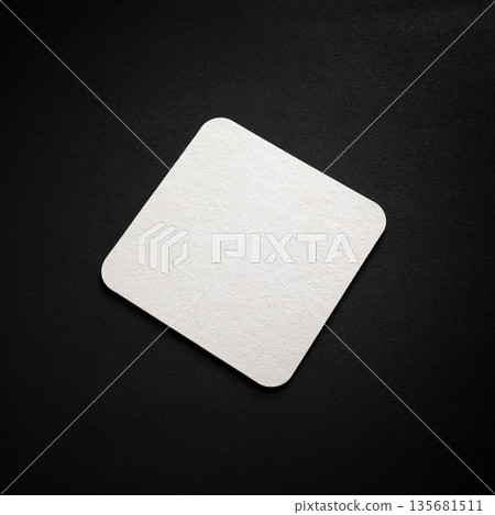 Blank square beer coaster Blank square beer coaster 135681511