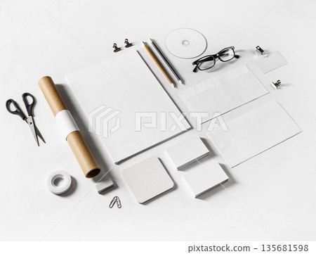 Branding stationery mockup Branding stationery mockup 135681598