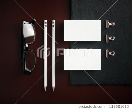 Corporate stationery template Corporate stationery template 135681613