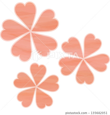 Beautiful watercolor flower icon image illustration Beautiful watercolor flower icon image illustration 135682051