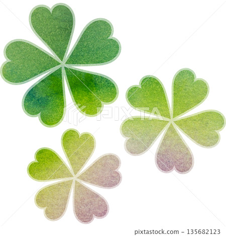 Beautiful watercolor flower icon image illustration 135682123