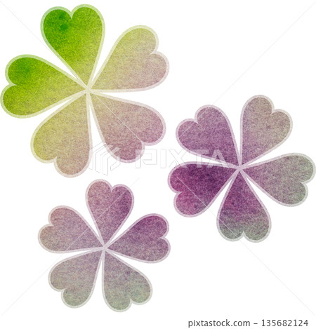 美麗的水彩花圖示圖像插圖 美麗的水彩花圖示圖像插圖 135682124