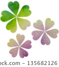 美麗的水彩花圖示圖像插圖 美麗的水彩花圖示圖像插圖 135682126