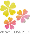 美麗的水彩花圖示圖像插圖 美麗的水彩花圖示圖像插圖 135682132