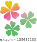 美麗的水彩花圖示圖像插圖 美麗的水彩花圖示圖像插圖 135682133