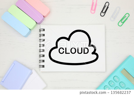 Image of the cloud Image of the cloud 135682237