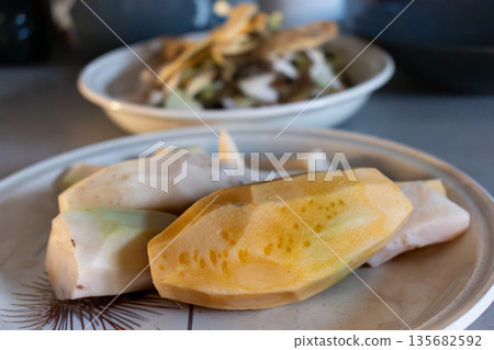 Rutabaga, root cabbage or swede is a hardy vegetable rich in vitamin C Rutabaga, root cabbage or swede is a hardy vegetable rich in vitamin C 135682592
