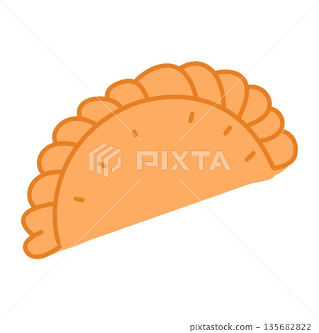 Fried Empanada pie with filling Fried Empanada pie with filling 135682822