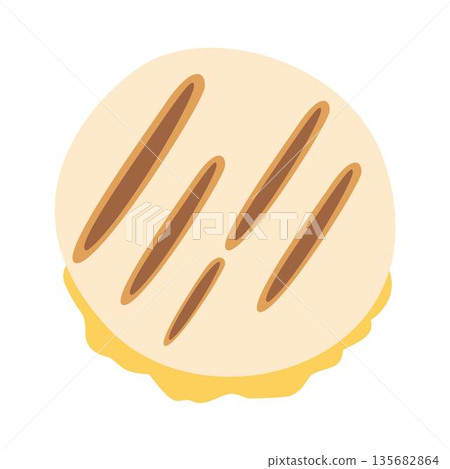 Venezuelan Arepa, Arepa Food Illustration, Venezuelan Reina Pepiada Authentic street food 135682864