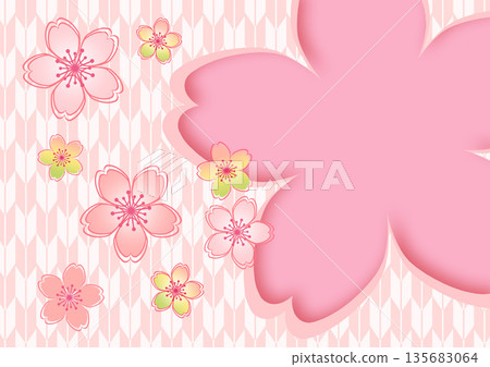 Japanese pattern background Japanese pattern background 135683064
