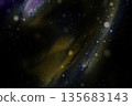 Dark liquid surface, oil stains, bright chemistry, surreal background, water surface, ink and water 135683143