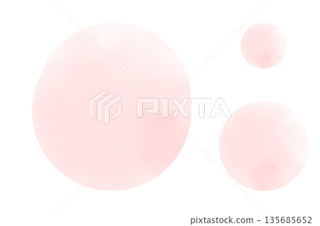 Watercolor-style soft circular frame material, pink, peach, simple, transparent PNG, white background Watercolor-style soft circular frame material, pink, peach, simple, transparent PNG, white background 135685652