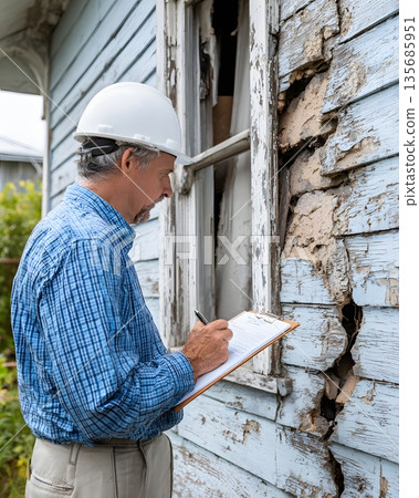 Vertical insurance inspection after property damage Vertical insurance inspection after property damage 135685951