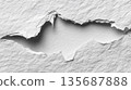 Torn and holey paper background 135687888