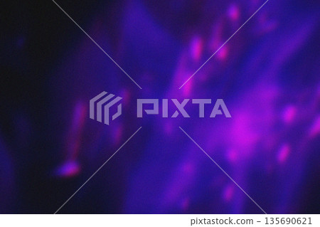 4K Digital background with colored soft noise effect. Unique blend of vintage vibes and lo-fi VHS Glitch Texture 135690621