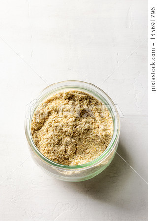 healthy plant based protein powder for vegan meal healthy plant based protein powder for vegan meal 135691796