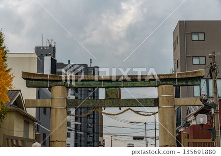 the city of Osaka in Japan the city of Osaka in Japan 135691880