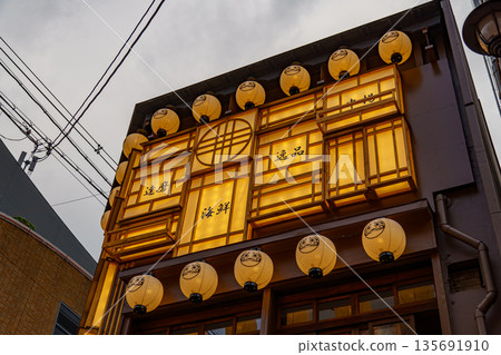 the city of Osaka in Japan the city of Osaka in Japan 135691910