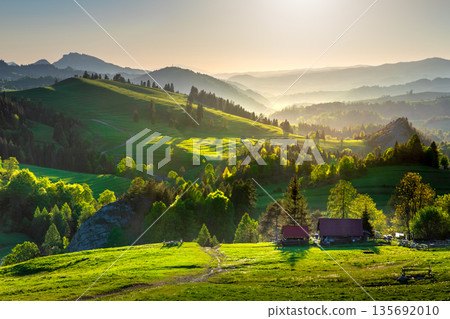 Panorama of high Tatra mountains. Poland Panorama of high Tatra mountains. Poland 135692010