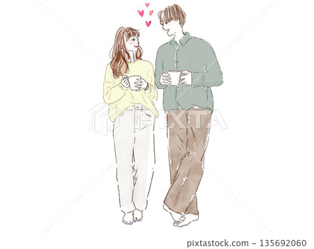 約會中的情侶 135692060