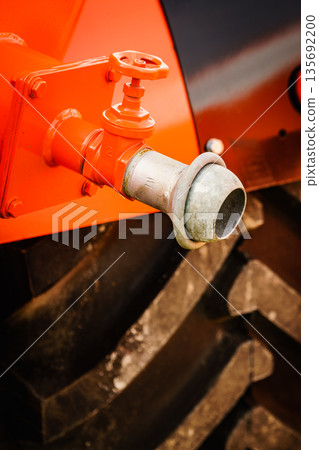 Sewage truck equipment, industrial details 135692200