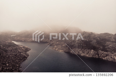 Lakes in mountains Norway Lakes in mountains Norway 135692206