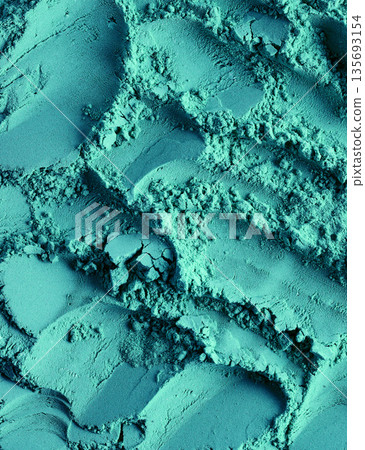 turquoise color powder background 135693154