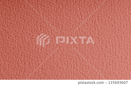 Fiber textured Red paper white background 135693607