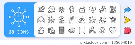 Cut tax, Bitcoin pay and Ranking star line icons. Interest rate, AI generate, Inflation icons. Pack of Cross sell, Card, World time icon. Floor lamp, Augmented reality, Approved pictogram. Vector 135694019