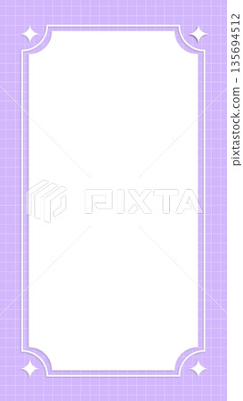 Simple glitter frame background 135694512