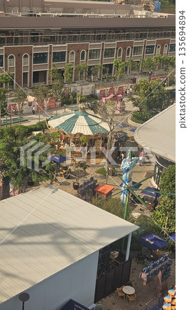 This is situation themes park from the top This is situation themes park from the top 135694894