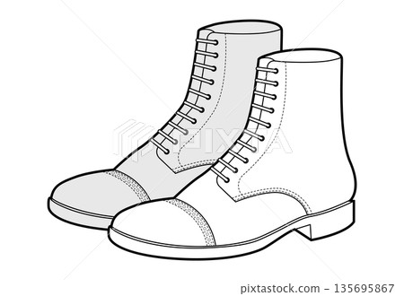 Chunky lace ankle boot women sketch pair. Padded collar with lug tread for party, weekend getaway outdoor adventure. 135695867