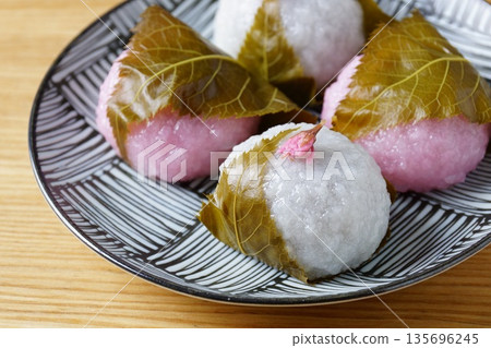 Cherry rice cake 135696245