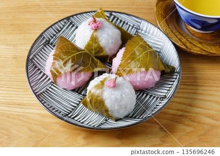 Cherry rice cake 135696246