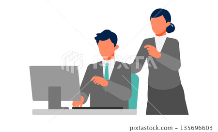 圖示:女性員工支持職場溝通,並透過企業支持提高工作效率。 圖示:女性員工支持職場溝通,並透過企業支持提高工作效率。 135696603