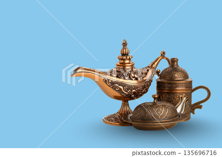 Decorative items bring joy to Ramadan, space for 135696716