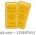 Gold piece 135697415