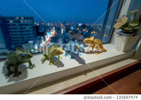 城市變色龍（3D紙模） 135697474