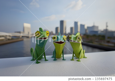 城市變色龍（3D紙模） 135697475