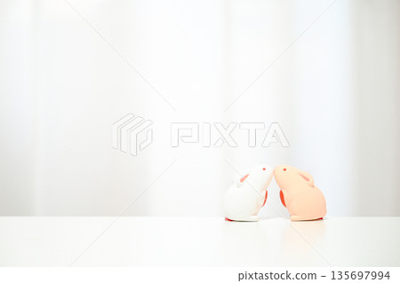 親吻兔子 135697994