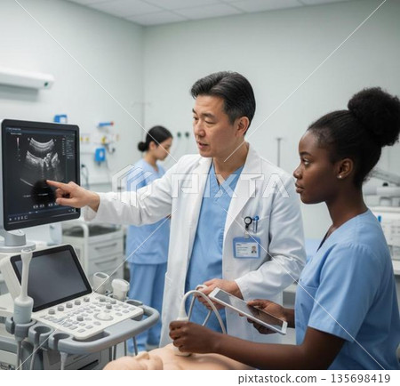 Nurse work scene 135698419