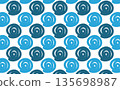 Blue and light blue seamless pattern wallpaper 135698987
