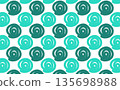 Dark green and light green seamless pattern wallpaper 135698988