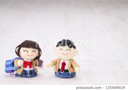 High school student doll 135699029