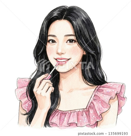 韓國偶像風格女性化妝 韓國偶像風格女性化妝 135699193